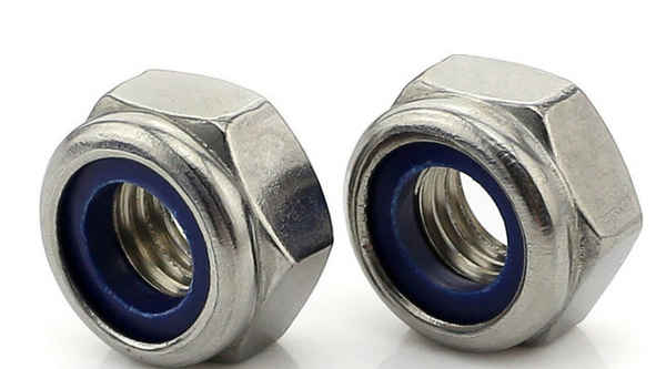 Customized stainless steel anti-loose nut fine tooth locking nut self-locking 5/8 1/2-13