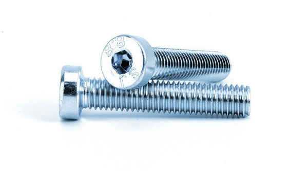 Customized inner hexagon thin cylindrical head machine screw 10B21 carbon steel blue white zinc 3/4