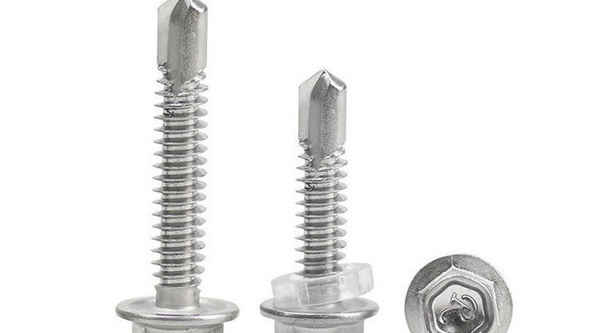 Customized 410 stainless steel outer hexagon washer self-tapping self-drilling screw SUS drill tail dovetail screw 3/4