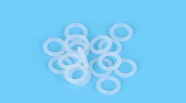 To map transparent white sealing silicone ring waterproof O-ring silicone plug rubber products