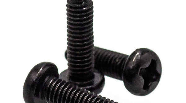 Wholesale 304 Stainless Steel Cross Pan Head Machine Screw PM Machine Wire Screw GB818 Black Black 3/4