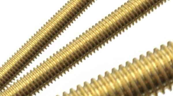 Custom-made brass wire rod tooth bar full tooth wire screw 3/4 1/4-20 1/2-13