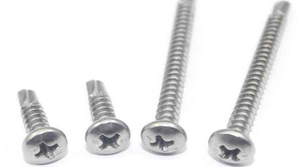 Supply 410 stainless steel cross pan head drill tail screw semi-circle head self-tapping self-drilling round head screw 5/8 1/2-13