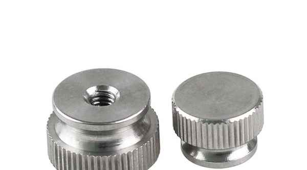 Customized stainless steel hand screw nut high step high head knurled nut standard pitch work fine 3/4