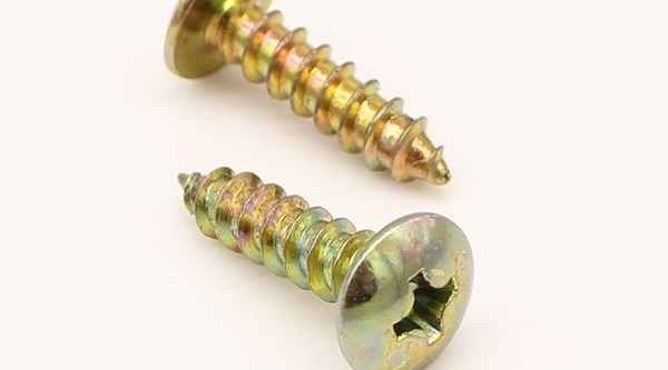 Customized color plated large flat head self-tapping screw big round head flat head self-tapping screw 3/4