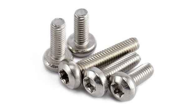 Customized 304 stainless steel round head inner plum screw plum head anti-theft screw pan head screw 3/4