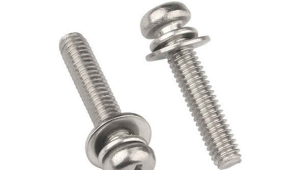 Supply 304 stainless steel combination screw cross round head three combination bolt pan head screw 3/4