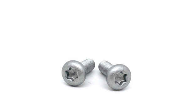 Customized non-standard anti-rust screws American pan head plum blossom hole silver gray Dacromet screw 3/4 1/4-20