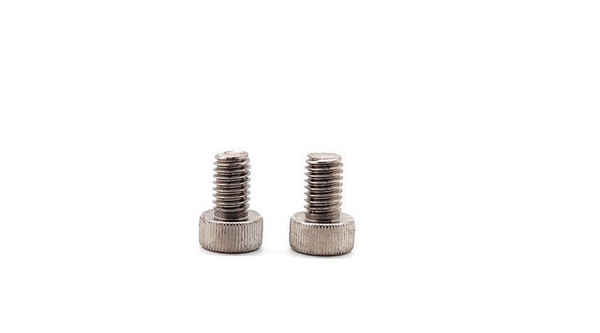 Order cold pier knurled hand screw iron nickel-plated step screw 1/2-13 1/4-20 3/4