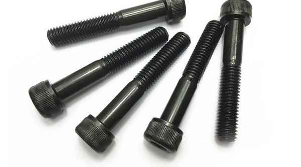 Processing 12.9 half-tooth blackened cup head socket head socket head cap bolts 3/8 5/8