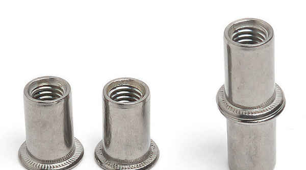 Customized small countersunk head bare body rivet nut 304 stainless steel pull mother pull rivet nut 3/8