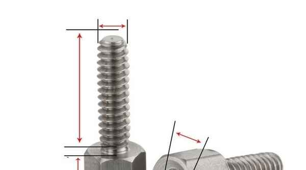 Customized 303 stainless steel DB9 serial port screw connector screw chassis motherboard screw isolation column