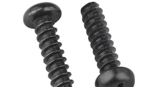 Supply iron black cross round head self-tapping screw flat tail self-tapping screw PB electronic small screw 3/8