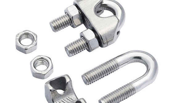 Wholesale 304 stainless steel wire rope chuck rolling head U-type clip cat claw ingot card head 3/4