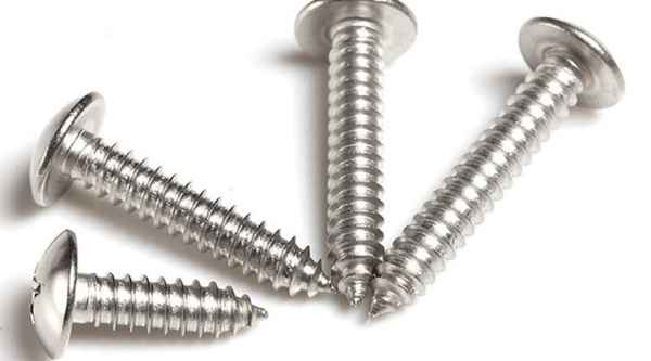 Customized 304 stainless steel cross large flat head self-tapping screw mushroom head umbrella head round head screw