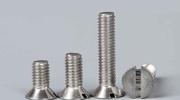 Supply slotted countersunk head screw 304 stainless steel slotted bolt screw 1/2-13