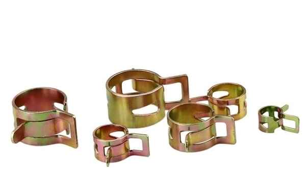 Production of color galvanized elastic hoop throat hoop clamp hoop water pipe clamp live hoop clamp pipe clamp 3/4