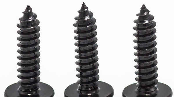 Wholesale cross large flat head self-tapping screw C type mushroom head 3456 large umbrella head oxidation black screw