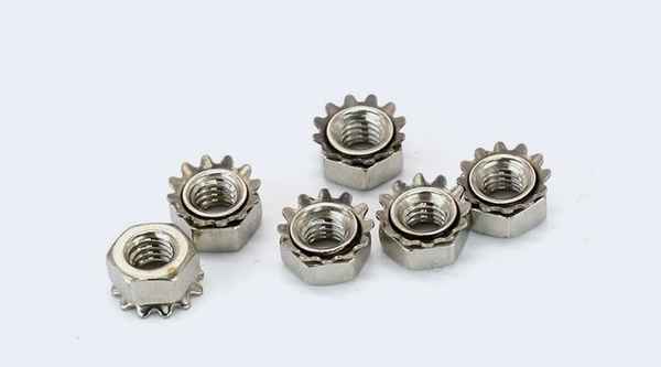 Customized K cap nut with tooth locking nut K-type nut multi-tooth nut American metric imported