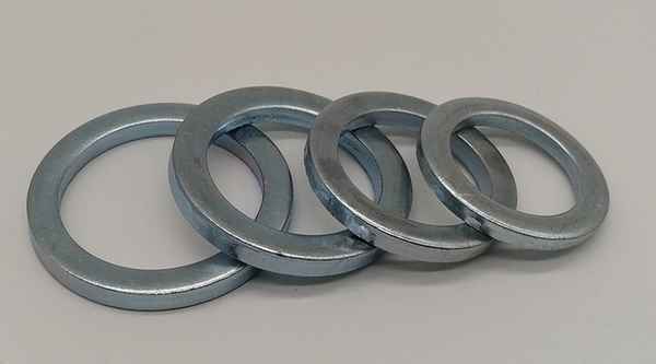 Supply GB T97.3 flat washer for pin shaft, pin shaft gasket, galvanized narrow side thick flat gasket