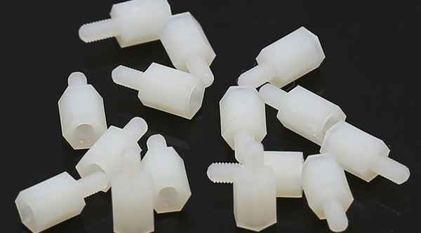 Customized nylon single head screw nylon column screw single head isolation plastic pillar 3/8