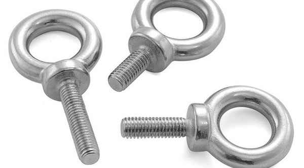 Customized 304 stainless steel lifting ring screw lengthened lifting ring screw with ring lifting ring bolt 3/8