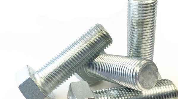 Production of 10.9-grade galvanized full-tooth bolts blue and white zinc high-strength hex screws GB5783 1/2-13