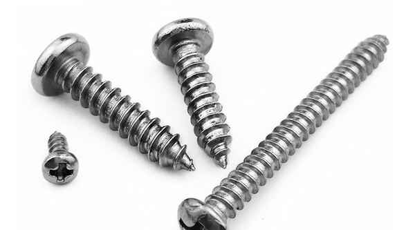 Processing 304 stainless steel cross pan head self-tapping screw self-tapping screw cross round head self-tapping screw 5/8