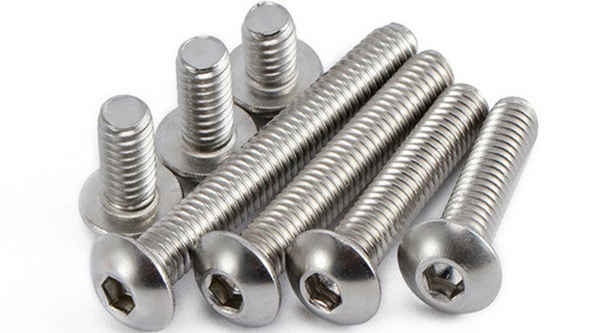 Customized 304 stainless steel inner hexagon pan head screw half round head screw 5/8 1/2-13