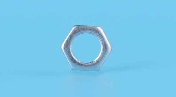 Hexagon Nut Anti-slip Lock Nut Stainless Steel Metal Self-locking Flat Thin Nut