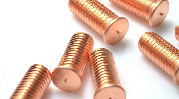 Processing copper-plated welding screws, spot welding screws, planting welding nails, 5/8, 1/2-13