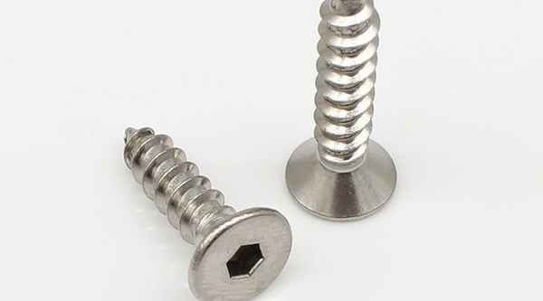 Customized 304 stainless steel countersunk head self-tapping screw countersunk head hexagonal self-tapping screw 3/8