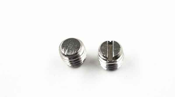 Supply double-chamfered burr-free stainless steel 304 flat end set screw slotted headless screw 3/4