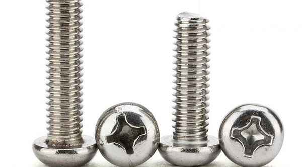 Customized 304 Stainless Steel Cross Round Head Screws Pan Head Screws Half Round Head Machine Screws GB818