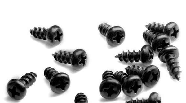 Customized black zinc plated 304 stainless steel cross pan head self-tapping screw GB845 round head self-tapping screw 3/4