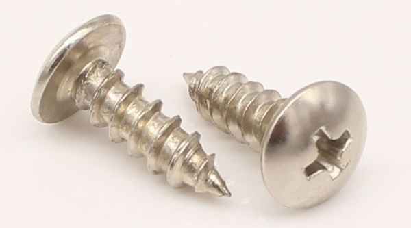 Wholesale nickel-plated large flat head self-tapping screws large round head mushroom head self-tapping screws large flat tapping