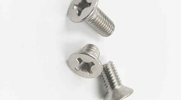 Customized 304 stainless steel cross flat head screw GB819-76 countersunk head machine screw 3/8