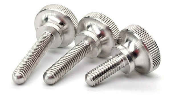 Supply 304 stainless steel high head knurled hand screw bolt 834 hand twist step screw 3/4