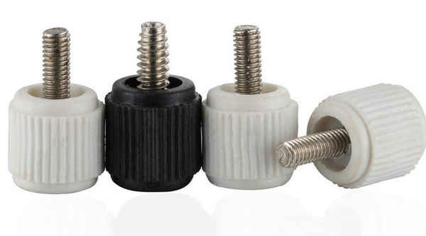 Cross head straight grain plastic hand screw black and white screw computer case general screw fine grain screw