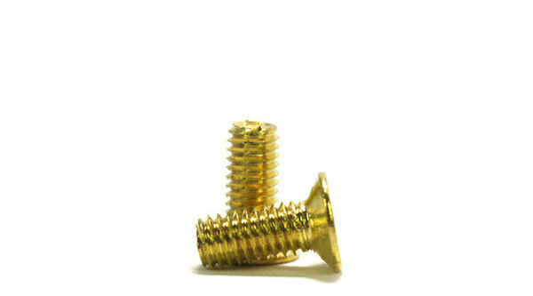 Machining brass cross recessed countersunk head machine screw H59GB819 flat head machine tooth screw 3/4