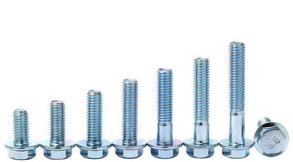 Wholesale Grade 8.8 Hexagon Flange Screw Flange Bolt Hexagon Flange Surface with Pad Screw GB5789 3/8