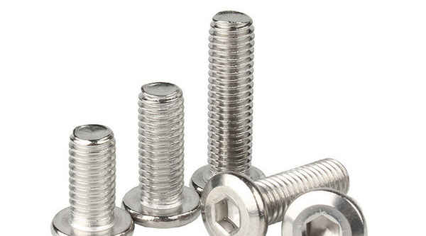 Processing 304 stainless steel flat head chamfered inner hexagon screw furniture bolt round head bevel screw 3/4