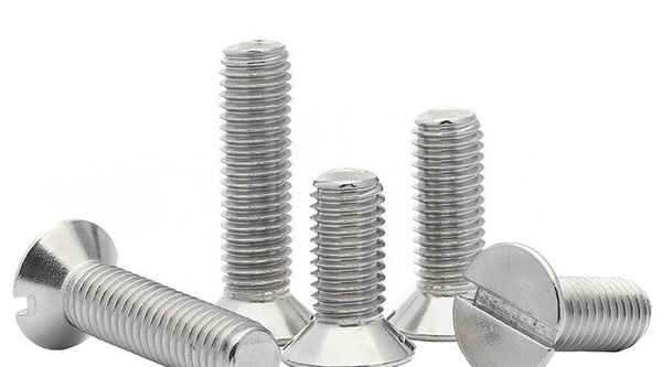 Processing 304 stainless steel one-word countersunk head screw one-word slotted flat head screw slotted bolt 5/8