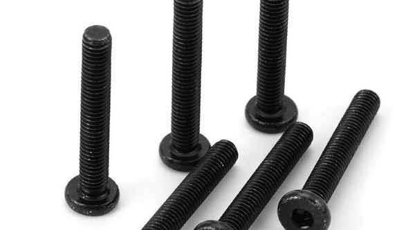 Production of furniture screws hexagon socket head flat head screws toy accessories black zinc 3/4