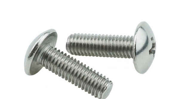 Processing 304 stainless steel large flat head machine tooth screw mushroom head umbrella head cross screw 1/2-13 1/4-20