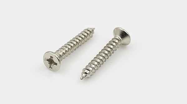 Customized nickel-plated flat head countersunk head self-tapping screws 3/4 1/4-20