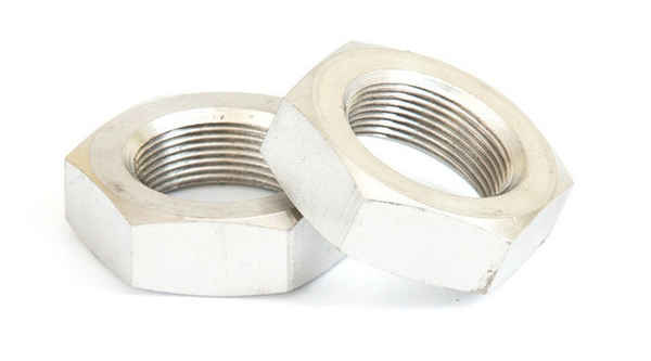 Customized stainless steel fine tooth thin nut plus nut 3/8 5/8 1/4-20