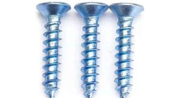 Processing GB846 white zinc cross countersunk head self-tapping screw flat head self-tapping screw screw 5/8 1/2-13