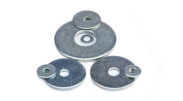 Production of iron galvanized flat washers to increase thickening and widening extra-large steel flat washers round 3/4