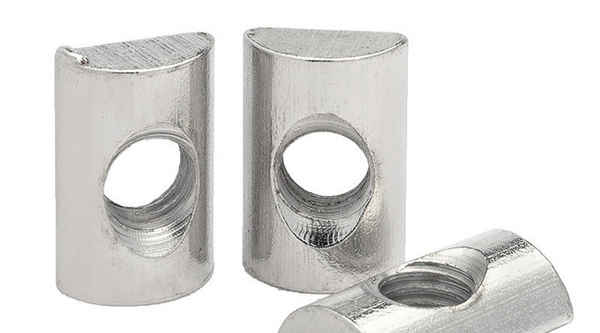 Customized national standard galvanized semi-circle nut round nut rectangular nut aluminum profile